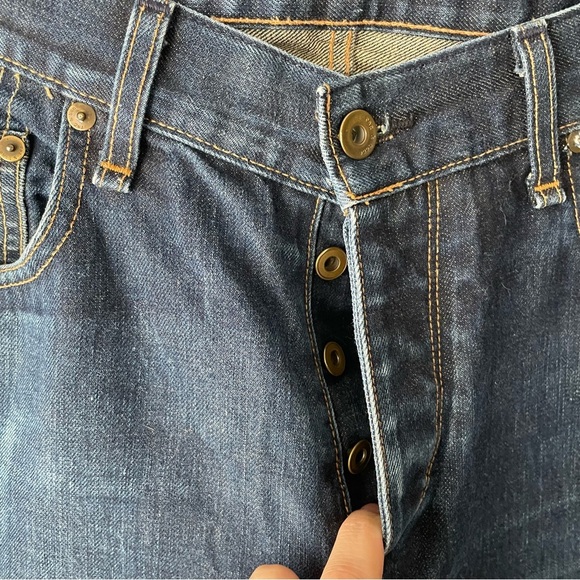 Rag & Bone Slim Straight Denim Jeans Button Fly Size 36 - Picture 4 of 9